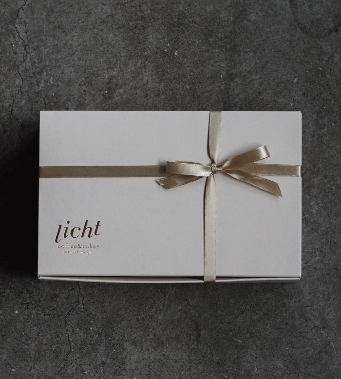 【 licht 】Original gift box 　焼菓子×６